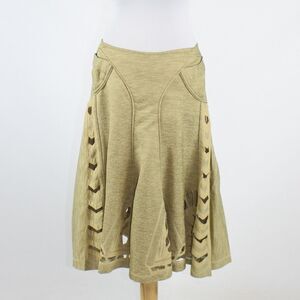 Greenish beige ZAC POSEN skirt 6